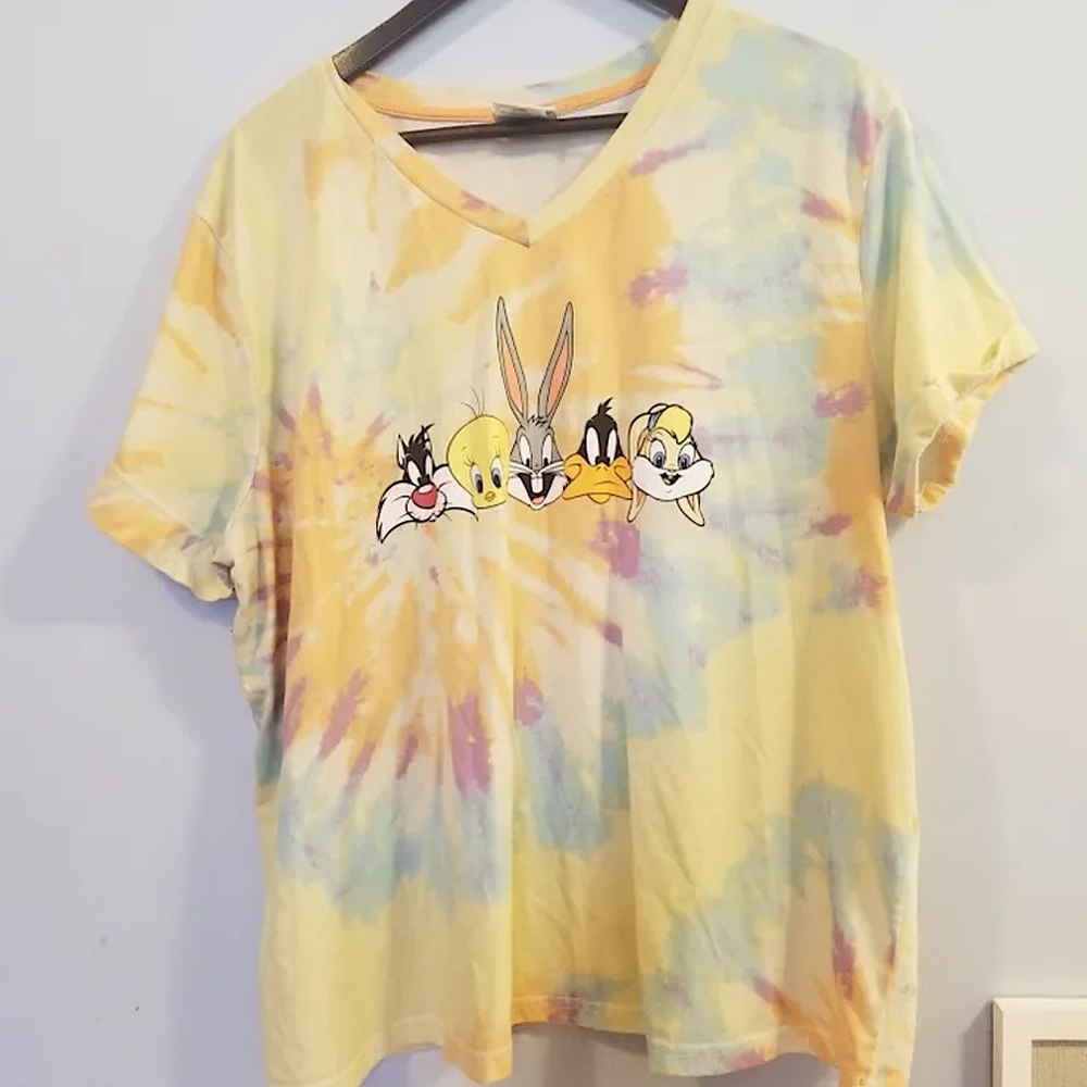 SPACE JAM Looney Tunes Tie Dye T-Shirt